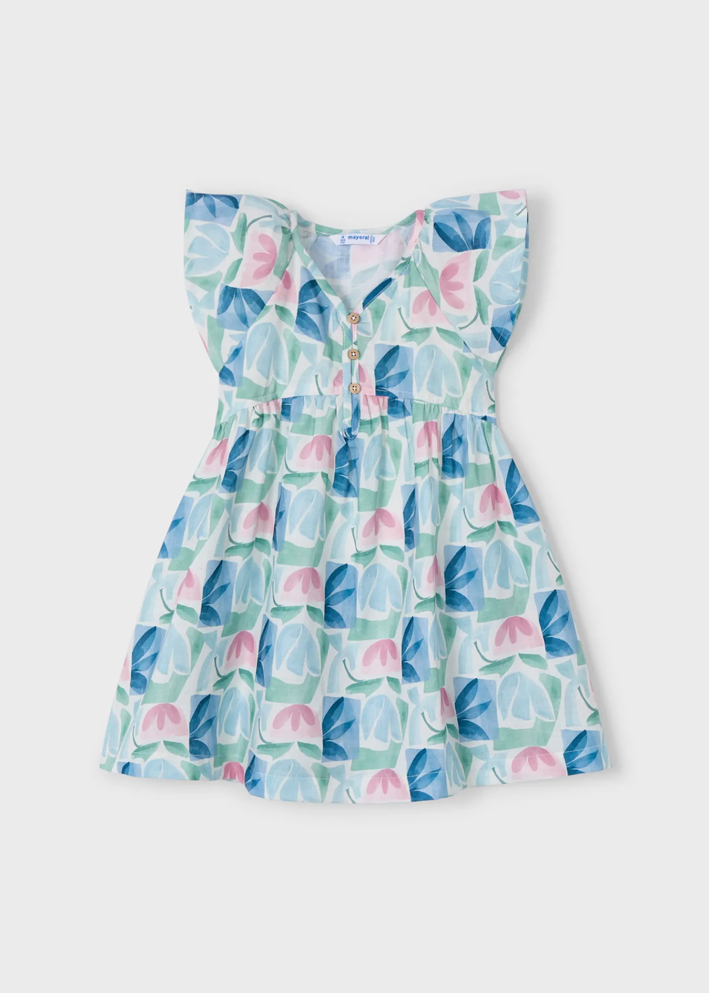 vestido_estampado_flores_geomtricas_menina_1.webp Mayoral Vestido estampado flores geométricas menina