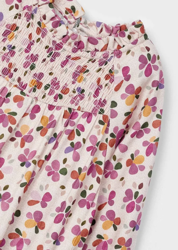 Mayoral Vestido estampado fluido menina