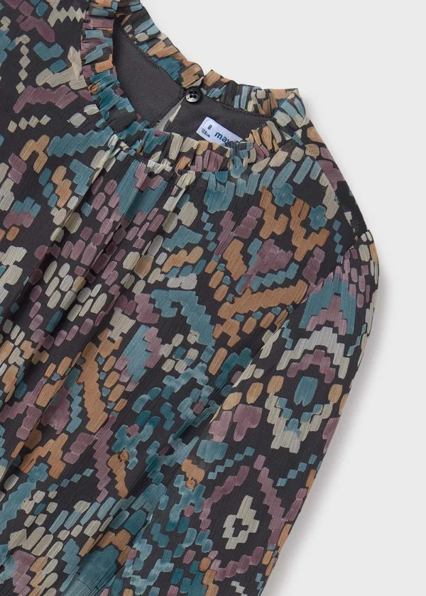 Mayoral Vestido estampado rapariga