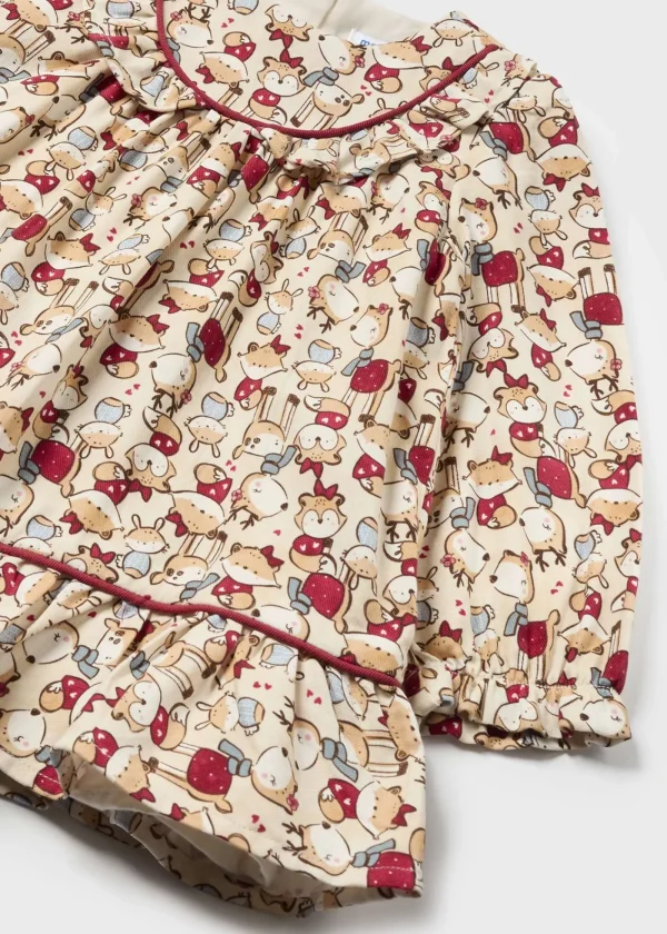 Mayoral Vestido estampado viela bebé