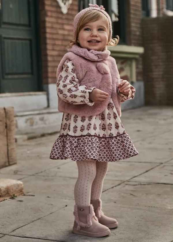 Mayoral Vestido estampado viela bebé