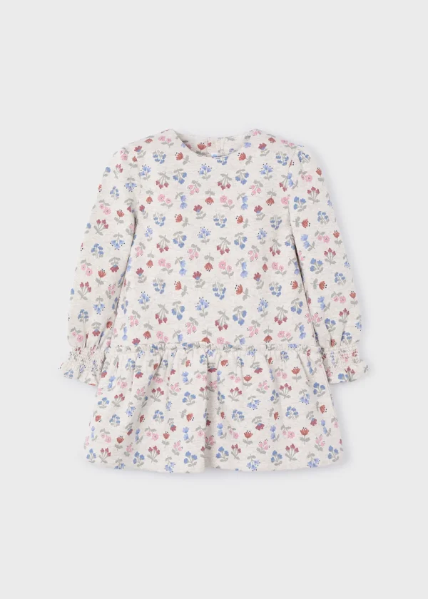 Mayoral Vestido felpa estampado menina