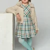 Mayoral Vestido quadrados menina