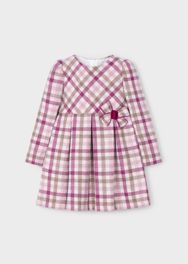 Mayoral Vestido quadrados menina