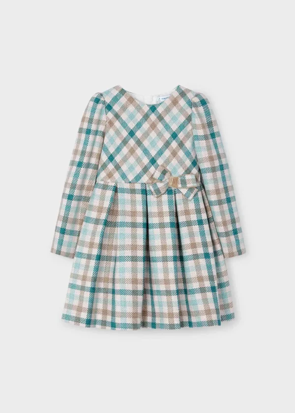 Mayoral Vestido quadrados menina