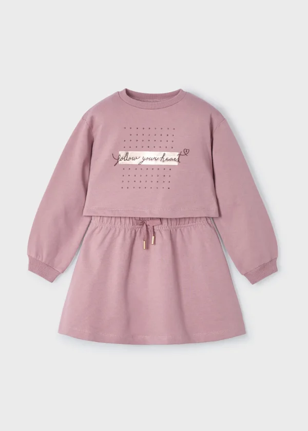 Mayoral Vestido sem mangas com sweat menina
