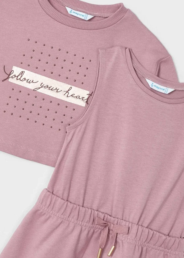 Mayoral Vestido sem mangas com sweat menina