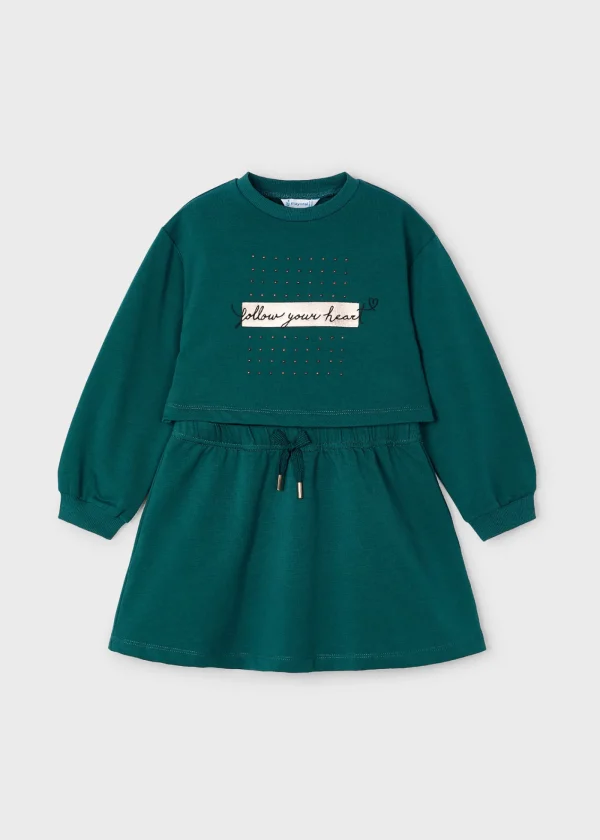 Mayoral Vestido sem mangas com sweat menina
