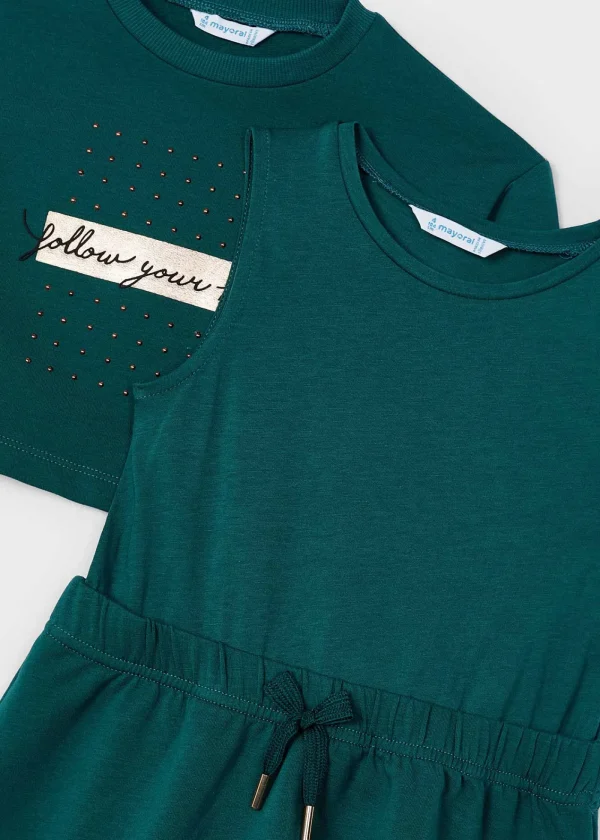 Mayoral Vestido sem mangas com sweat menina