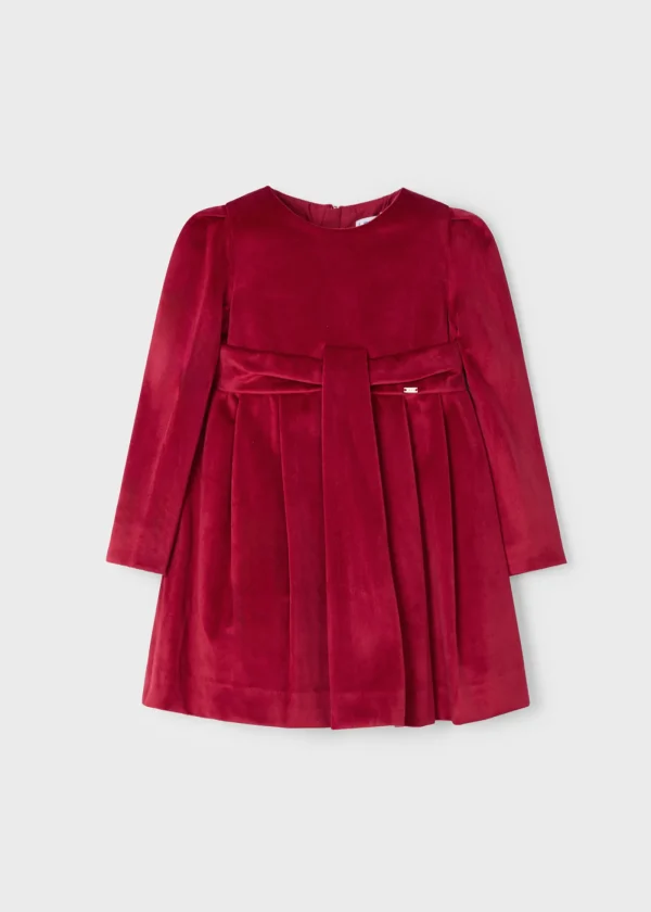 Mayoral Vestido veludo menina