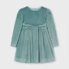 Mayoral Vestido veludo menina